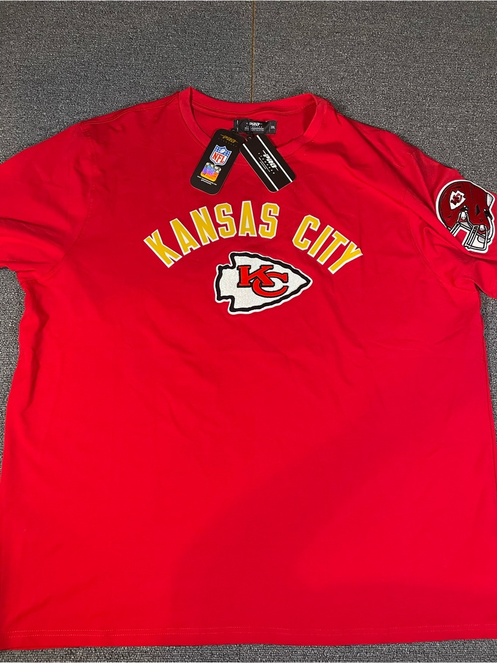 Kansas City Chiefs Pro Standard Luxury Collection Red SS Tee- 3XL